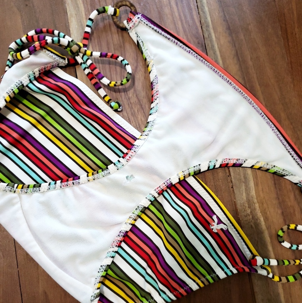 AEO 🌈 Striped Bikini - Two Piece Swimsuit - Picture 5 of 6